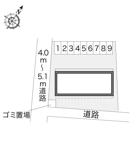 ★手数料０円★福岡市東区三苫６丁目　月極駐車場（LP）